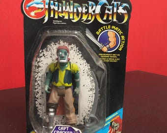 Vintage LJN Thundercats Captain Cracker 1986 Actionfigur Neu versiegelt