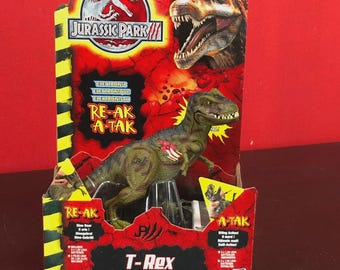 BRANDNEUE Vintage Hasbro 2000 Jurassic Park 3 III T-Rex Elektronische Re-Ak A-Tak