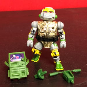 Vintage TMNT Teenage Mutant Ninja Turtles Metalhead-figuur 1989 voltooid