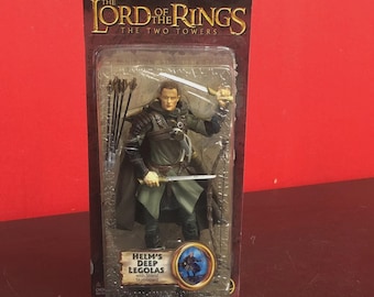 Herr Der Ringe Helms Tiefe Legolas Figur Spielzeug Biz Neu Versiegelt