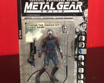 Metal Gear Solid Cyborg Ninja Figur Mcfarlane Toys 1999 Grey Fox Sealed