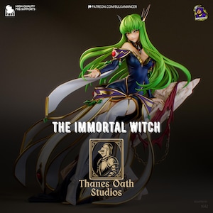 The Immortal Witch - Sci-Fi Fantasy Anime Immortal Empress C.C. Resin Figure 16K