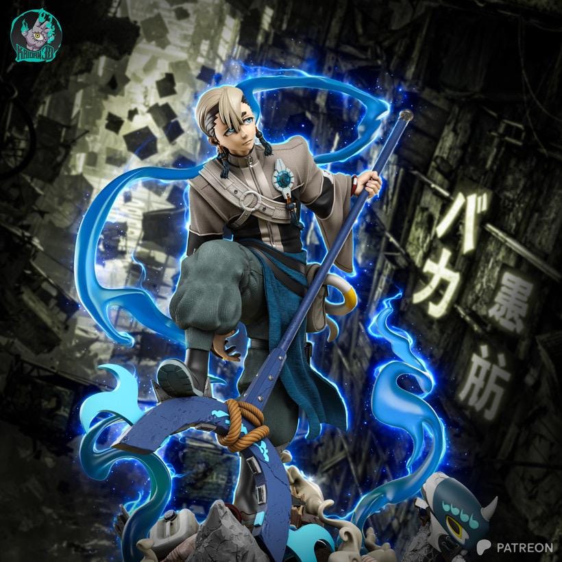 Rust In Anime Scavenger’s Fury - Dark Anime Underground Rust Zanka Nijiku Figura de ...
