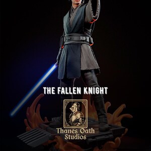 Den fallne riddaren - Sci-fi-riddare med kraften Anakin Skywalker i harts, 16K