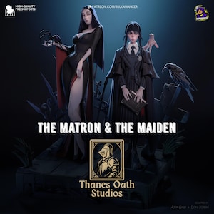 The Matron & The Maiden - Gothic Duo Dark Academia Horror Streifen Streifen