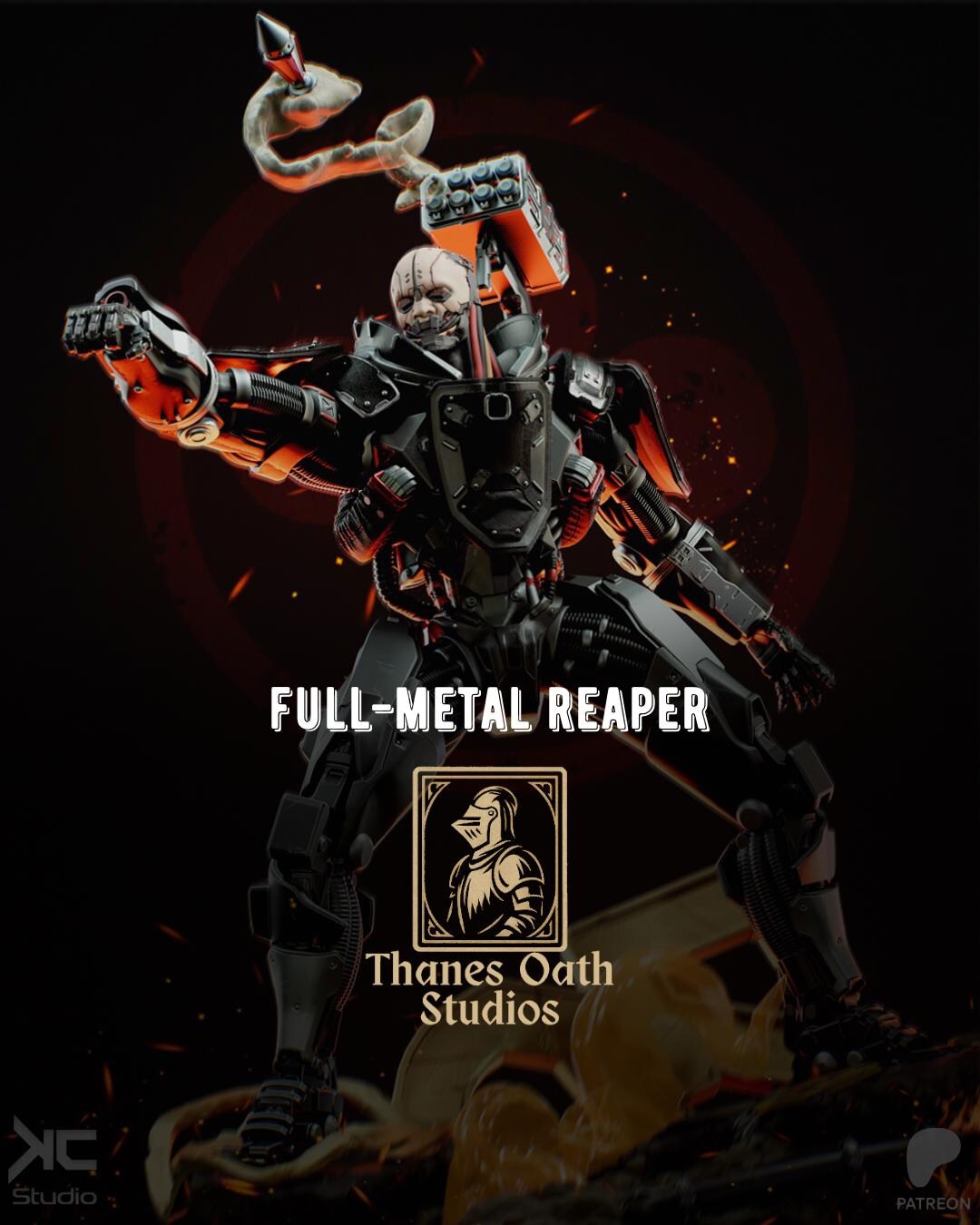 Terror Engine Reeper Full-metal Reaper - Cyber Warrior Mech Augmented Terror Adam Smasher ...