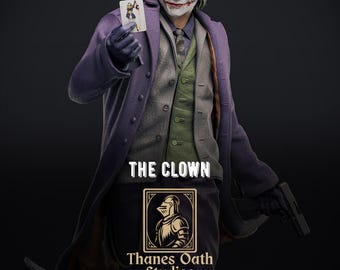 Der Clown - Chaotischer Bösewicht Bösewicht Comic Figur Der Joker Kunstharz Figur 16K