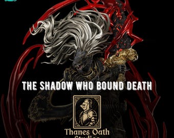 The Shadow Who Bound Death - Dark Fantasy Souls-Like Wolf Maliketh Resin Figure 16K