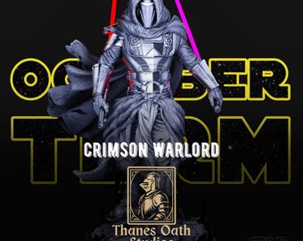 Crimson Warlor - Dark Lord Sci-Fi Mythic Horror Darth Revan Harz Figur 16K