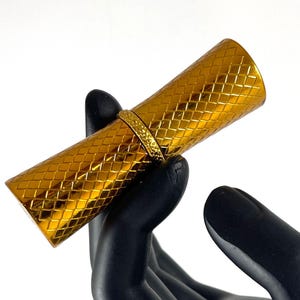 Vintage Revlon Lipstick Case - Van Cleef & Arpels Design - 1950s Futurama