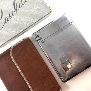 Vintage Cigarette Case Lighter Case-Lite Rare Collectible