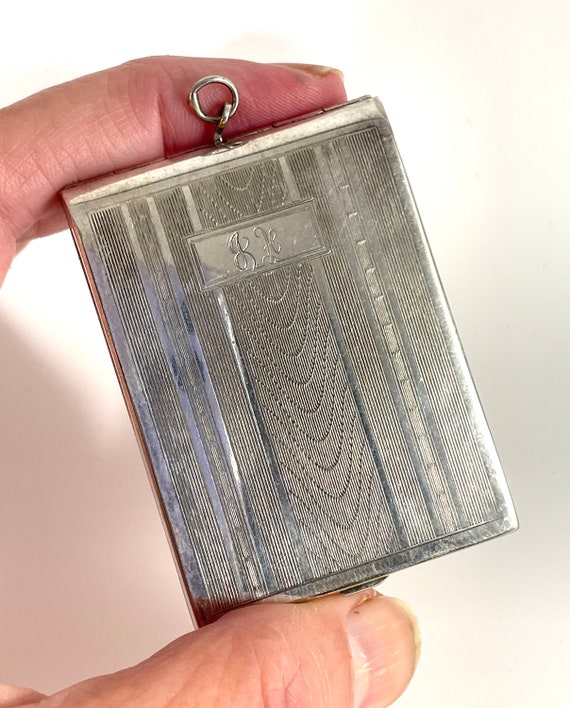 Vintage compact card case locket Rare Collectable
