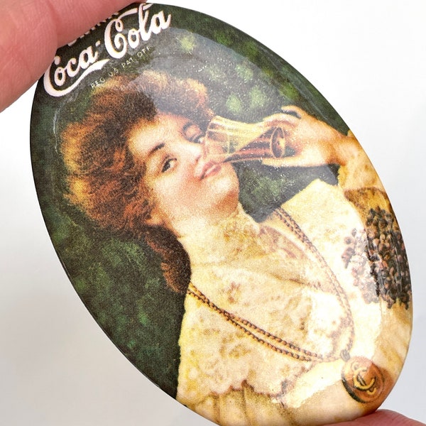 Vintage Coca Cola Advertising Purse pocket Mirrors