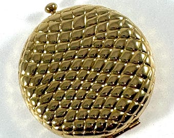 Vintage Compact Estee Lauder Golden Lizard