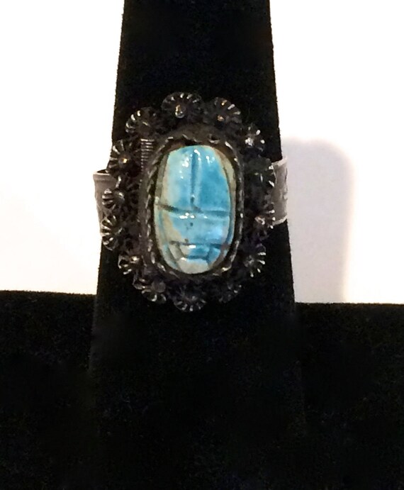 Silver Scarab Poison Ring Talisman Ring Unique Vin