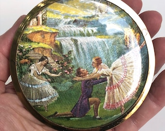 Vintage Compact Foil Iridescent By Melissa Rare Collectable