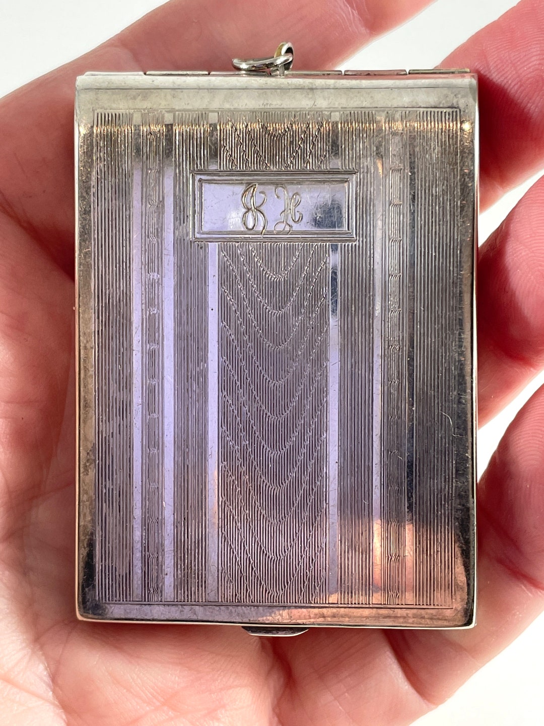 Vintage Compact Card Case Locket Rare Collectable - Etsy