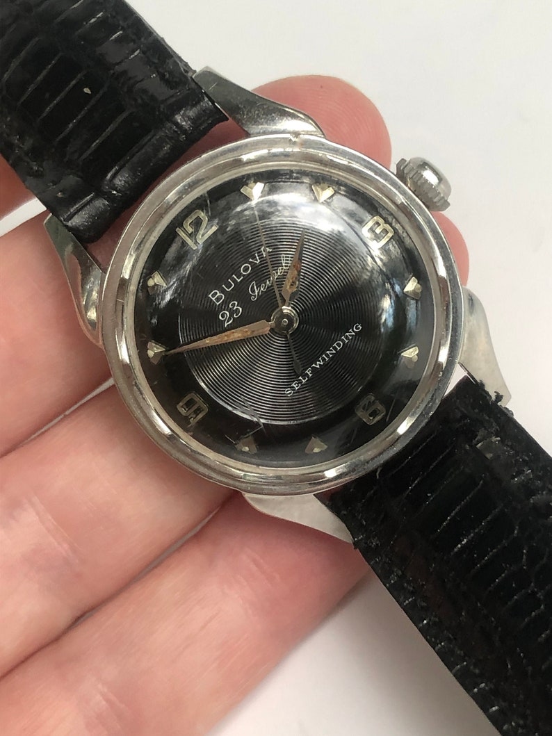 Vintage Watch Bulova Self Winding 23 Jewels Mid Century 1959 Etsy