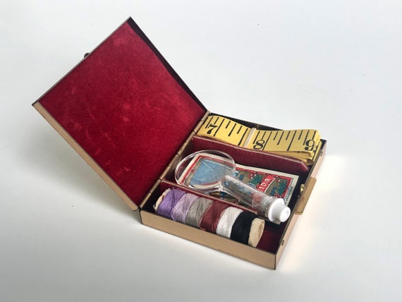 Buy Vintage Sewing Kit Compact Sew'n Stuff Mini Travel Kit Unique Vintage  Gift Online in India 