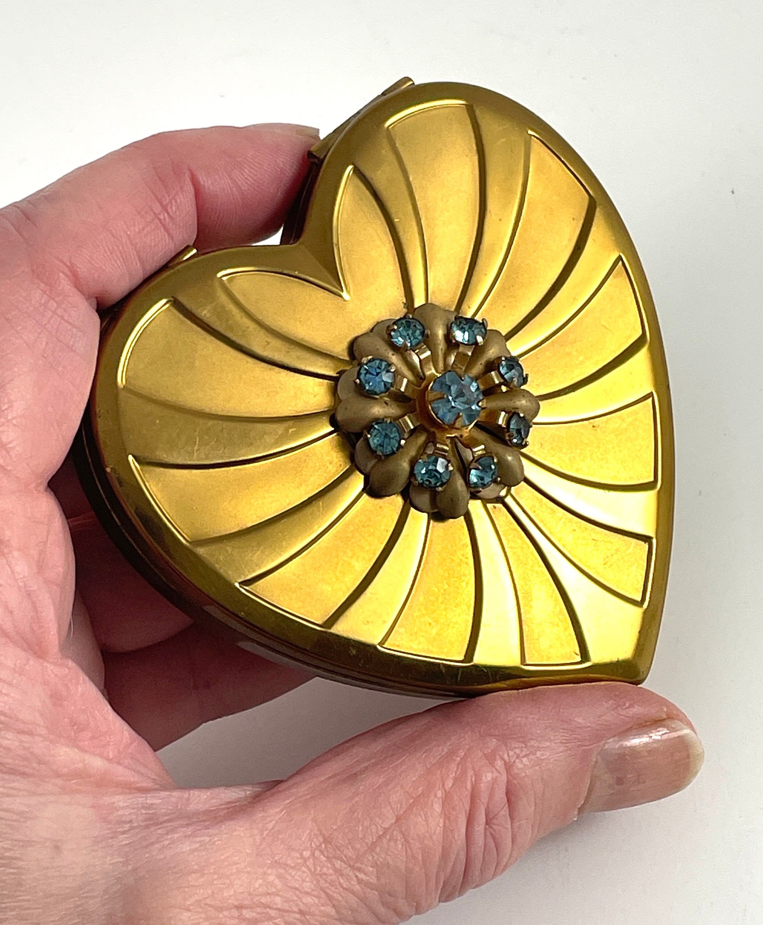 米軍 実物 SWEETHEART JEWELRY パウダーミラー コンパクト 米軍 実物 SWEETHEART JEWELRY パウダーミラー コンパクト