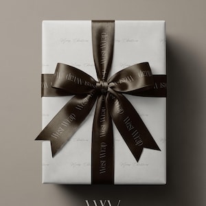 Merry Christmas Wrapping Paper: Minimalist Holiday Gift Wrap, Neutral Festive Sesonal Packaging