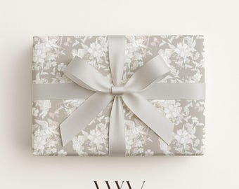 Bridal Shower Wrapping Paper: Wedding Gift Wrap Roll, Cupid Valentines Day Packaging