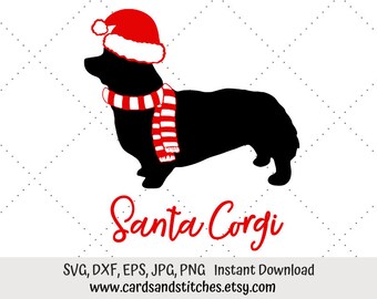 Download Free Items Similar To Santa Pug Svg Santa Dog Svg Christmas Clipart SVG DXF Cut File