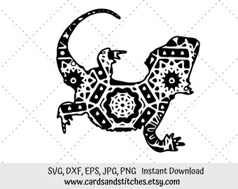 Download Dragon mandala svg | Etsy