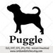 Puggle SVG Puggle Cut File Puggle Clipart Dog Breeds SVG | Etsy