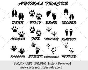 Download Animal Tracks Png Etsy