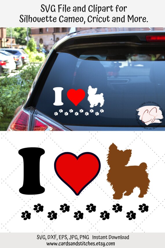 Download Free Yorkie Svg Great For Silhouette And Cricut Machines Yorkie Etsy SVG Cut Files