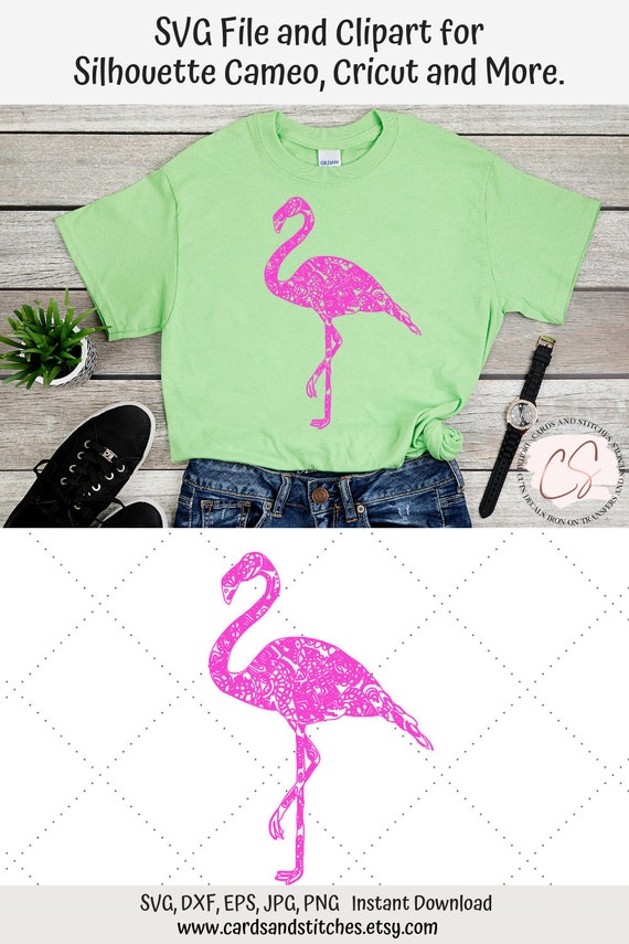 Download Flamingo Mandala Svg And Clipart Great For Cricut And Etsy