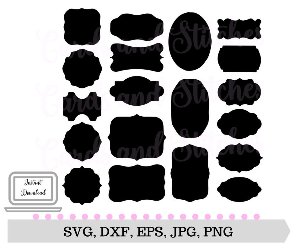 Download Chalkboard Shapes SVG | Etsy