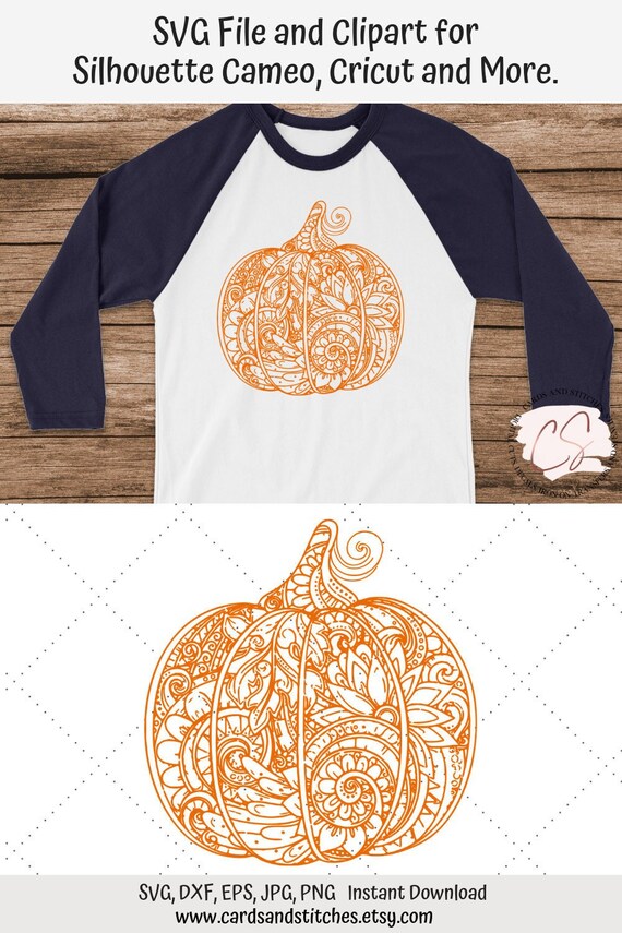 Download Pumpkin Mandala SVG Pumpkin SVG Digital Cutting File | Etsy
