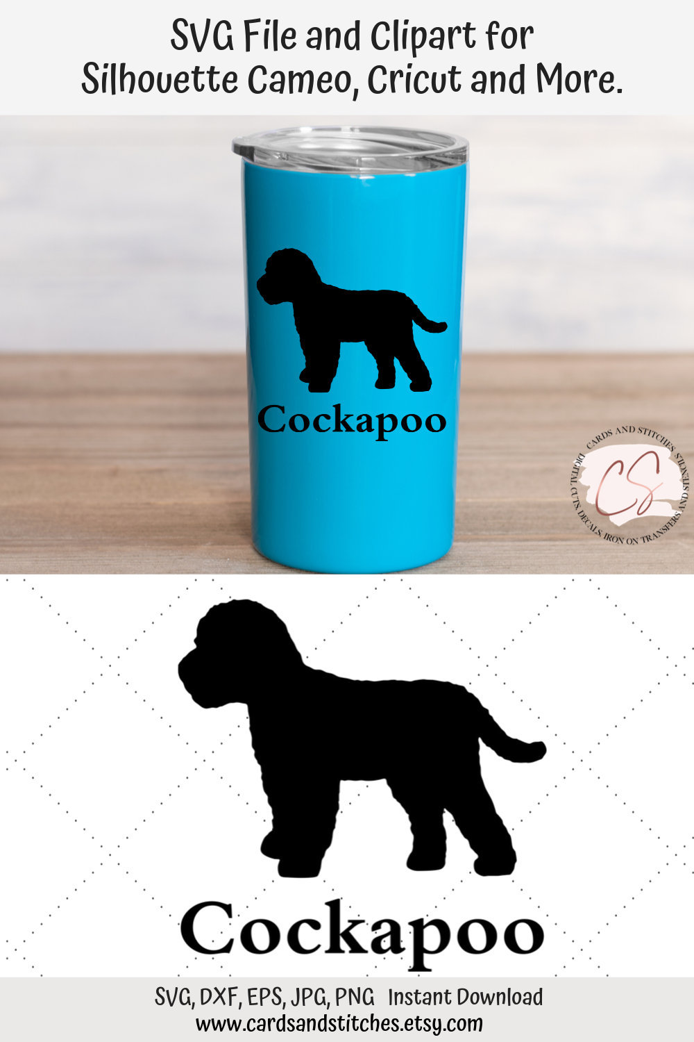 Cockapoo SVG Cockapoo Clipart Dog SVG Vector Cut | Etsy