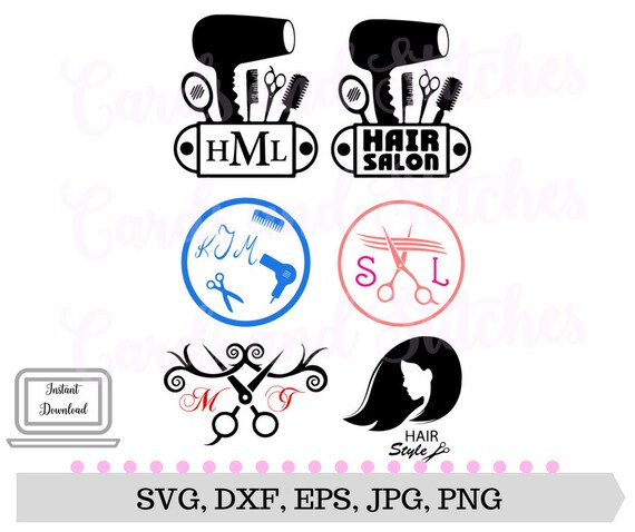 Download Hair Stylist SVG Hair Salon SVG Digital Cutting File | Etsy