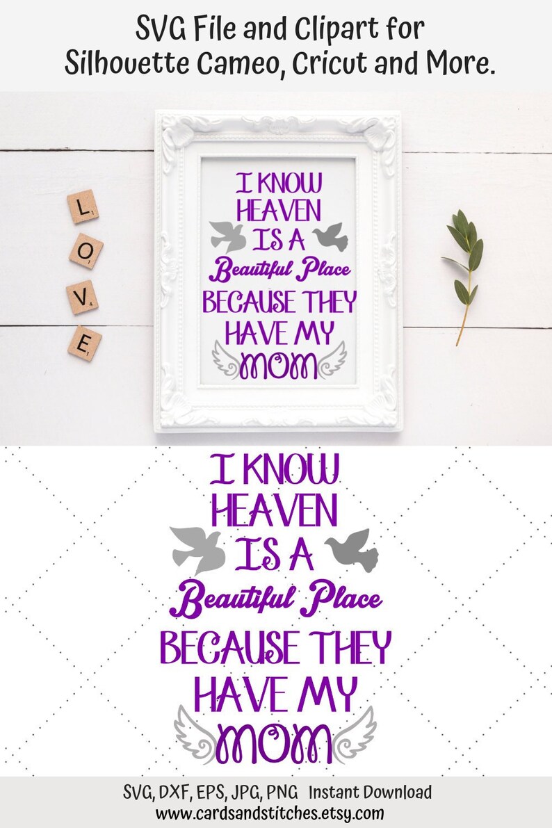 Free Free Mom In Heaven Svg 469 SVG PNG EPS DXF File
