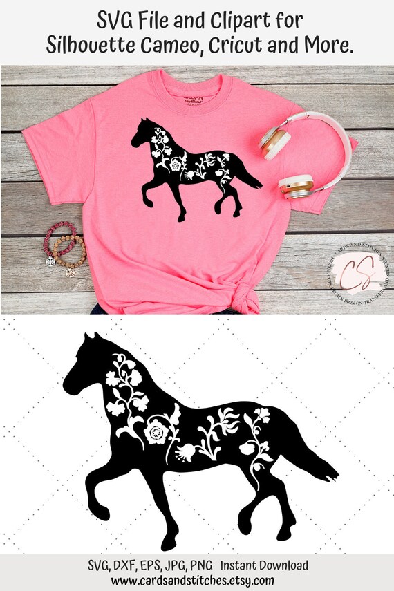 Free Free 260 Floral Horse Svg SVG PNG EPS DXF File