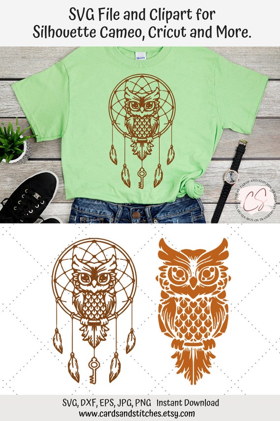 Download Owl Mandala Svg Cutting File For Cricut And Silhouette Owl Etsy