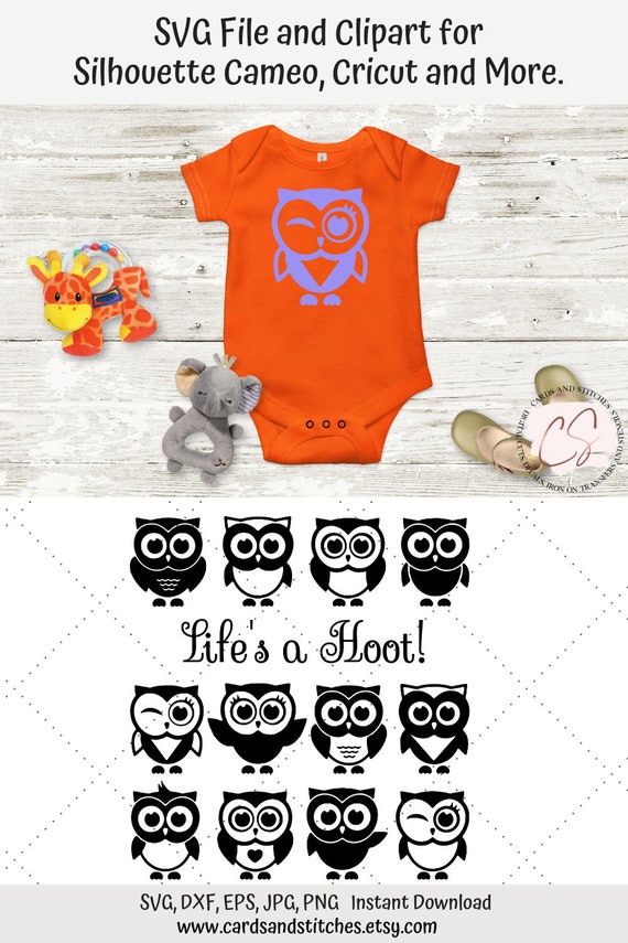 Download Owls SVG Cute Owls SVG Baby SVG Digital Cutting File | Etsy