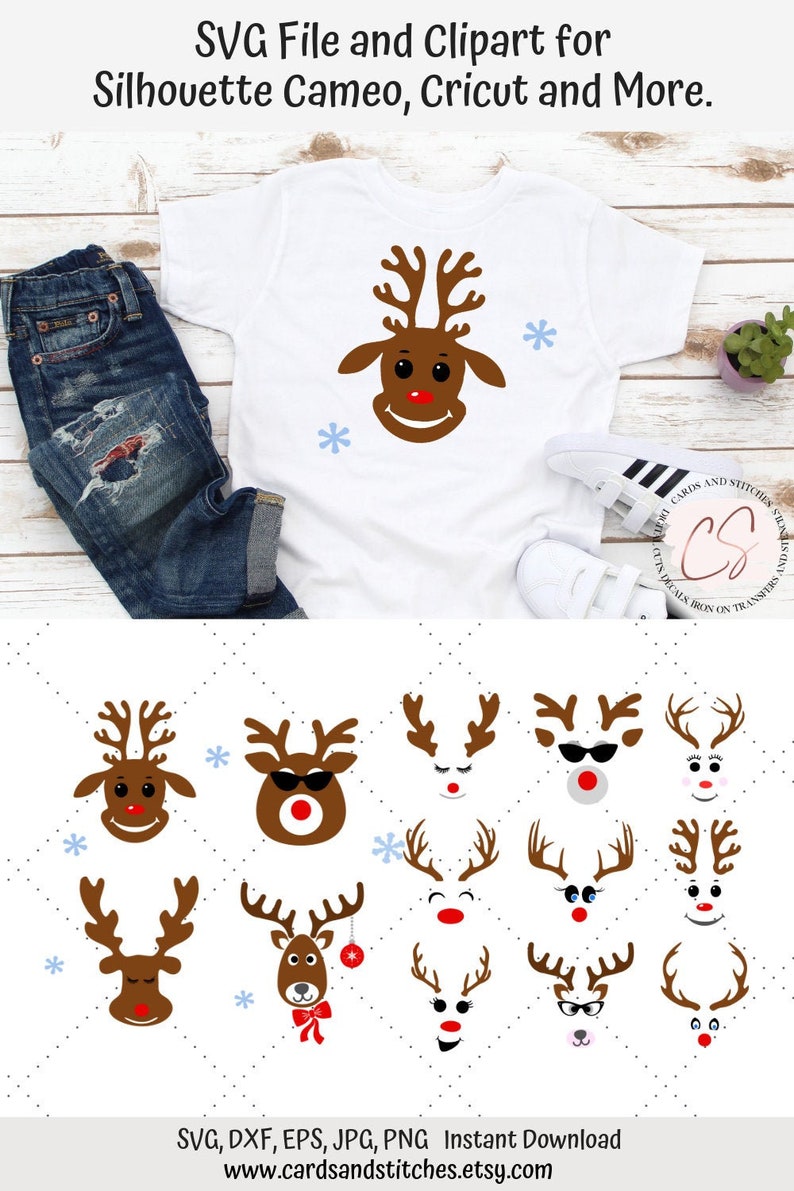 Download Christmas Pug Bundle SVG and Clipart Great for Cricut and ...