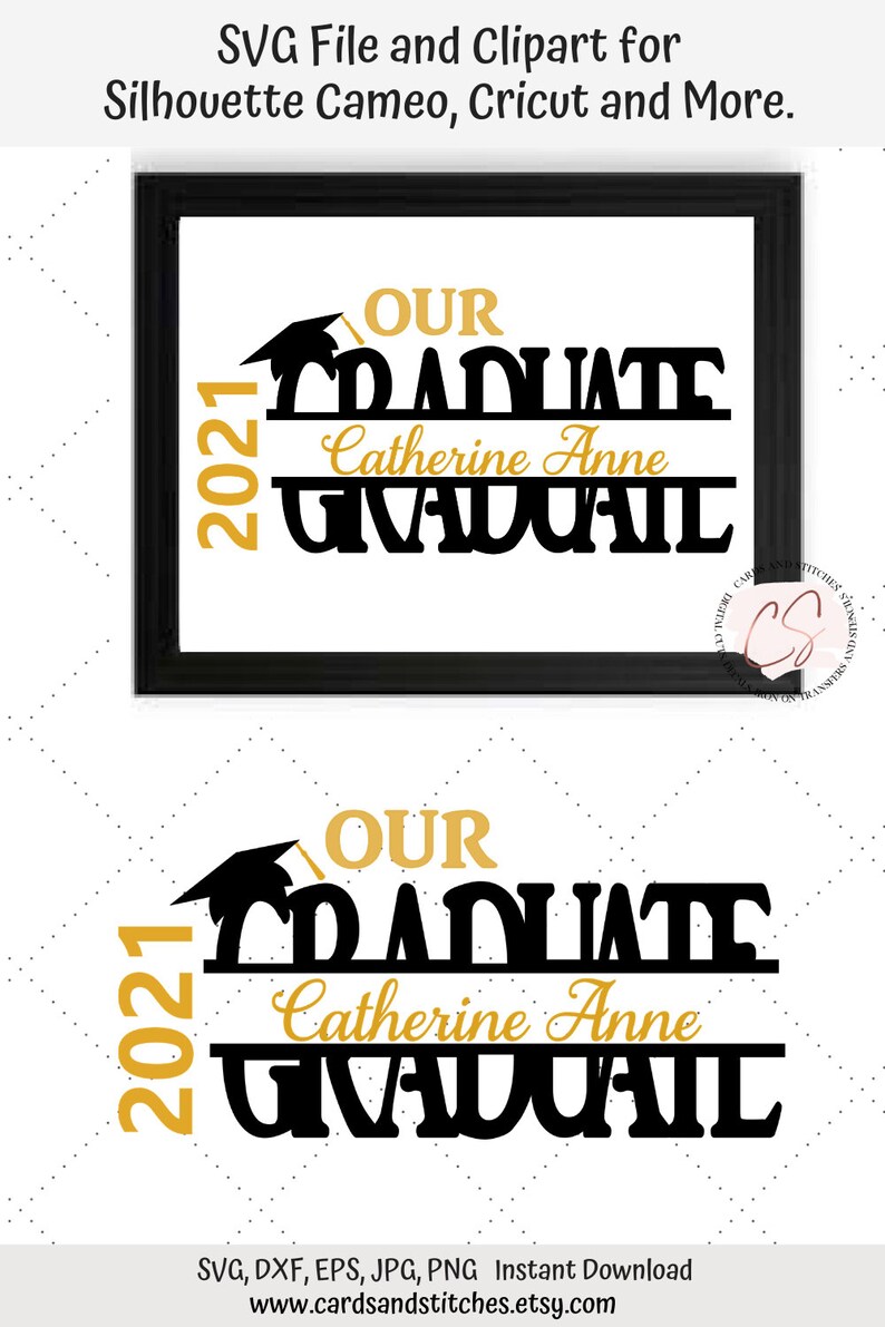Download Graduation 2021 SVG and Clipart Great for Cricut and | Etsy