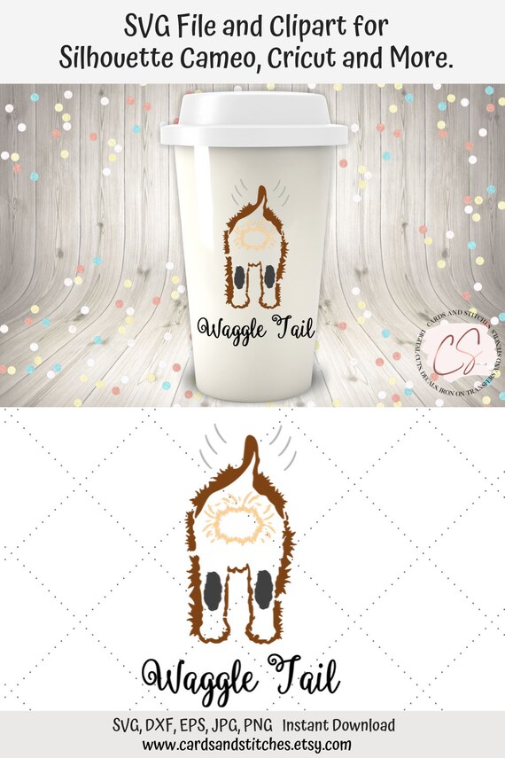 Download Dog Svg Waggle Tail Svg Dog Clipart Svg Dxf Jpg Eps Etsy PSD Mockup Templates