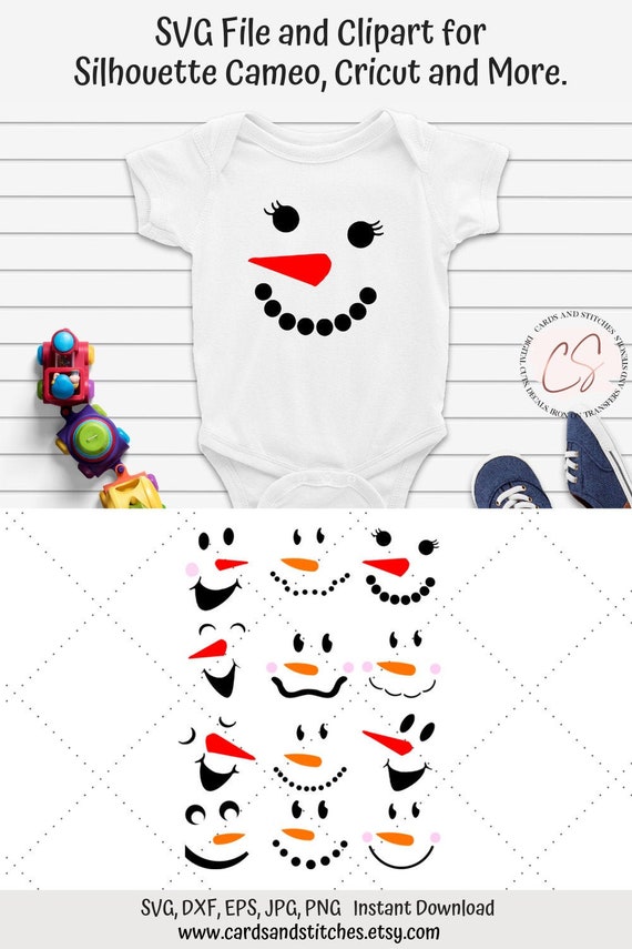 Download Snowmen Svg Snowman Faces Svg Silhouette Cut Digital Cut Etsy SVG, PNG, EPS, DXF File