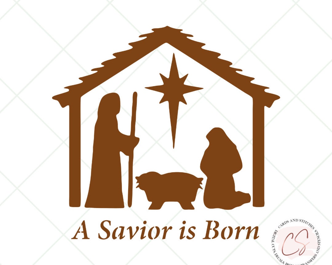 Nativity Reusable Stencil, Perfect for Christmas Crafting and Gifts ...