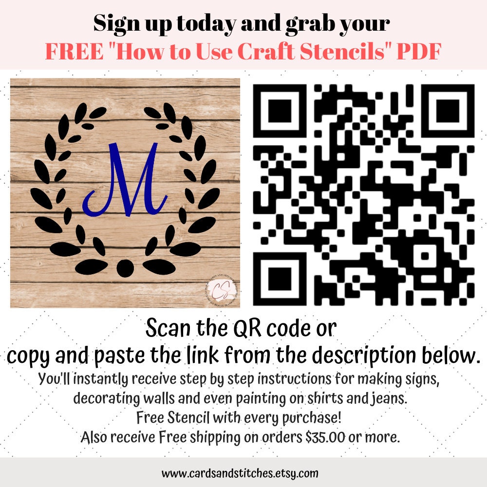 Sign Stencil 4 x 22 stencil for painting on walls GRUB & PUB making signs Sign Stencil 4 x 22 stencil for painting on walls GRUB & PUB making signs