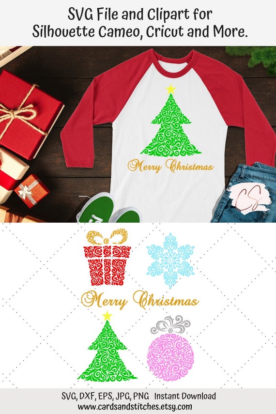 Download Free Christmas Svg Merry Christmas Svg Snowflake Svg Digital Etsy SVG DXF Cut File