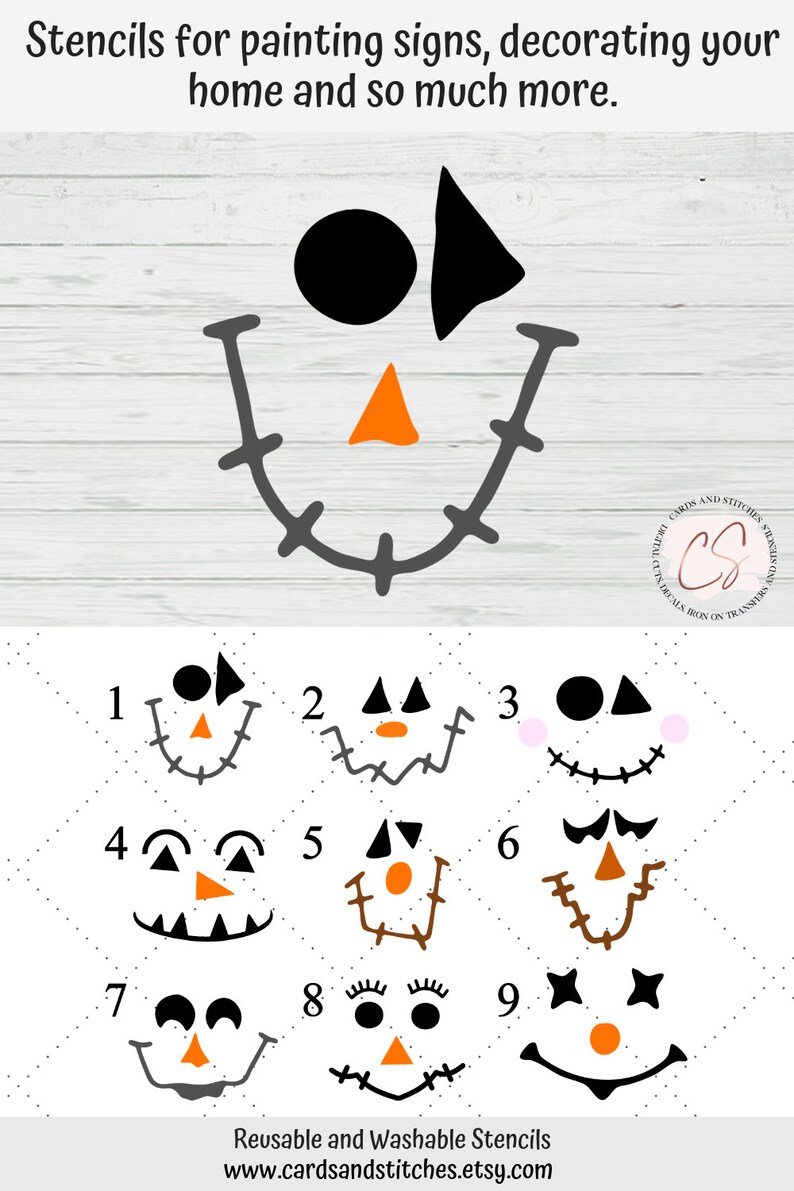 Trick or Treat Stencil Halloween Stencil Great for Shirts Etsy