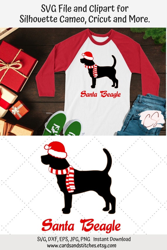 Download Christmas Dogs Svg Beagle Svg Dog Clipart Vector Cut Svg Dxf Jpg Eps