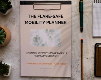 Chronische pijnplanner | POTTEN Dagboek | Werkboek fibromyalgie | Symptoomtracker | Logboek met reliëfreliëf | Spoonie-wellness | EDS-stimulatiegids